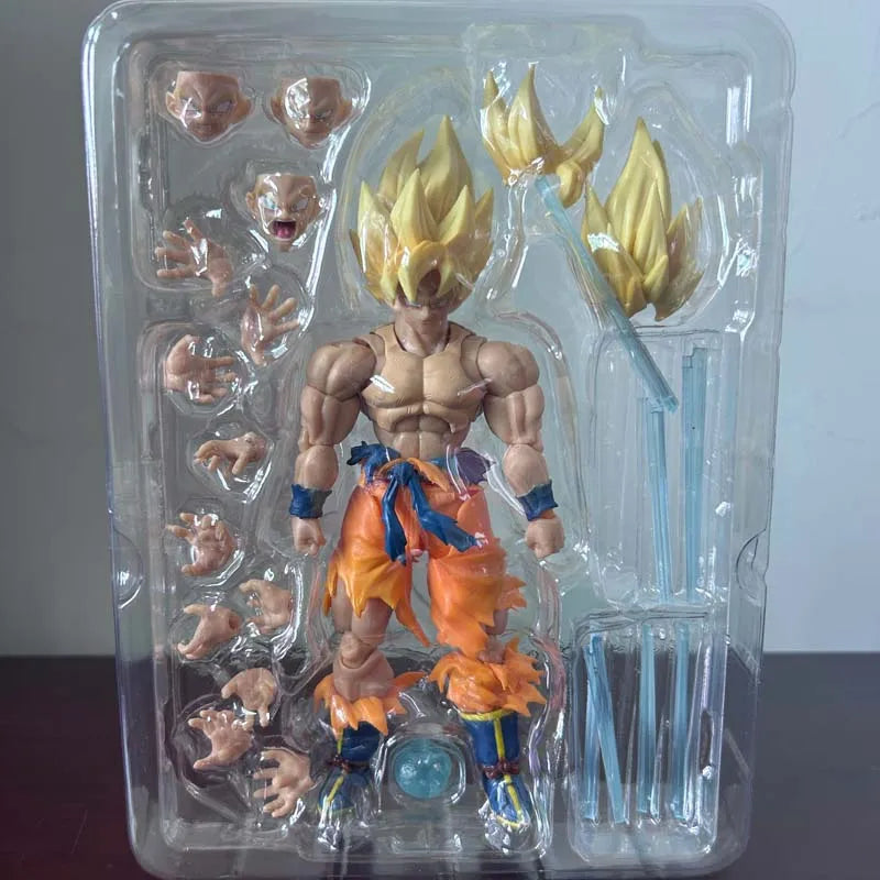Dragon Ball Z Son Goku Figure SHF S.H.Figuarts Goku War Damage Super Saiya Anime Action Figures Model Toys Birthday Gift