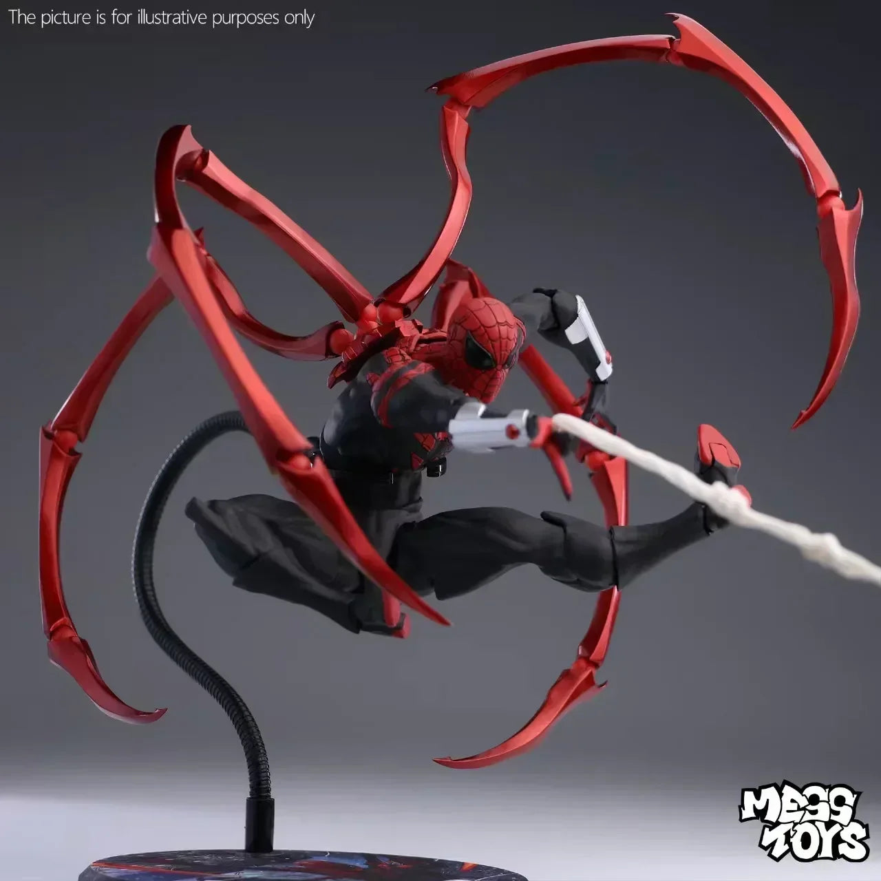Mess Toys Superior Spider-Man Action Figure – Doctor Octopus Peter Parker – In Stock Anime Collectible Toy