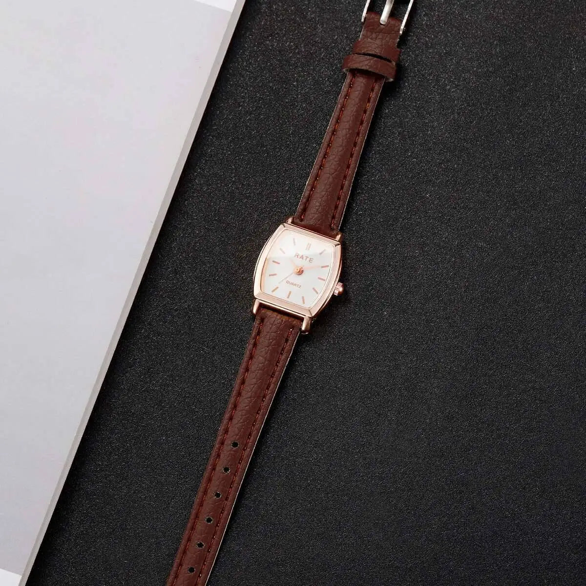 Fashion Women Watches Casual Small Dial Leather Strap Womens Quartz Watch Reloj Mujer Girls Clock（Without Box）