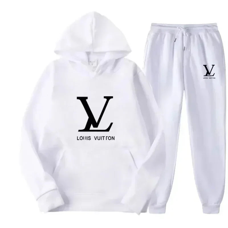 New men's one-piece sportswear and pants sets for autumn and winter of 2026 outdoor fashionable casual men's style