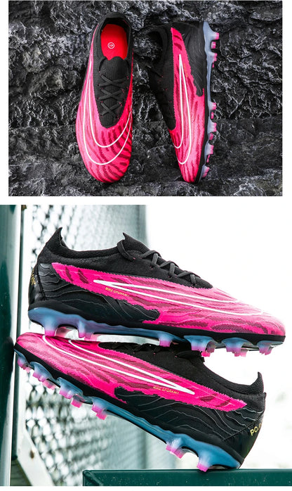 Soccer Shoes For Men Original Outdoor Sports Training Football Boots TF/FG Kids
