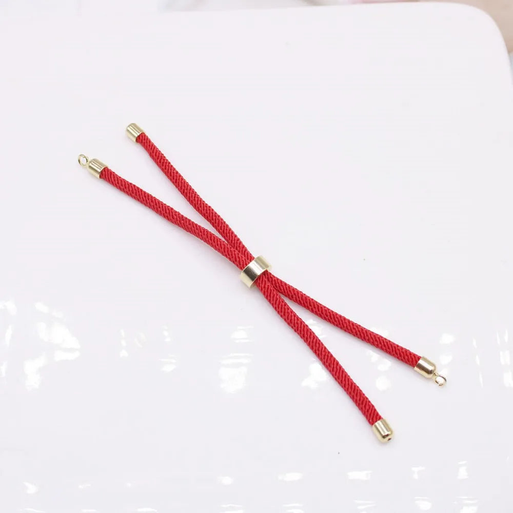 10PCS fashion luxury Wind Life Tree handmade DIY woven rope bracelet 3mm open loop buckle adjustable bracelet