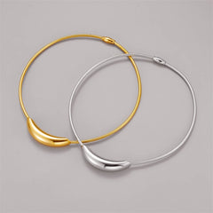 316L Stainless Steel Fashion Fine Jewelry Minimalism Hip Hop Punk Arc Shape