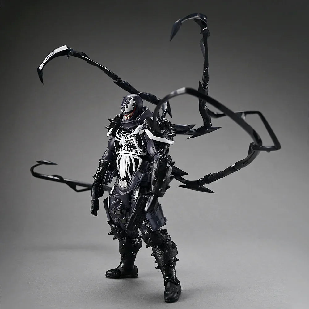 Amazing Yamaguchi Marvel Venom Agent series KO Articulated Action Figure Model Kit Desktop Ornament Collectible statue Toys Gift