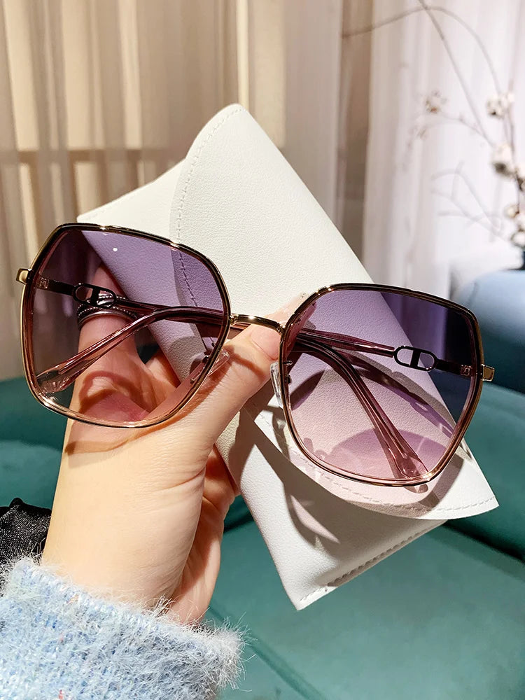 Polarized Sunglasses Women UV400 Gradient Lens Sun Glasses