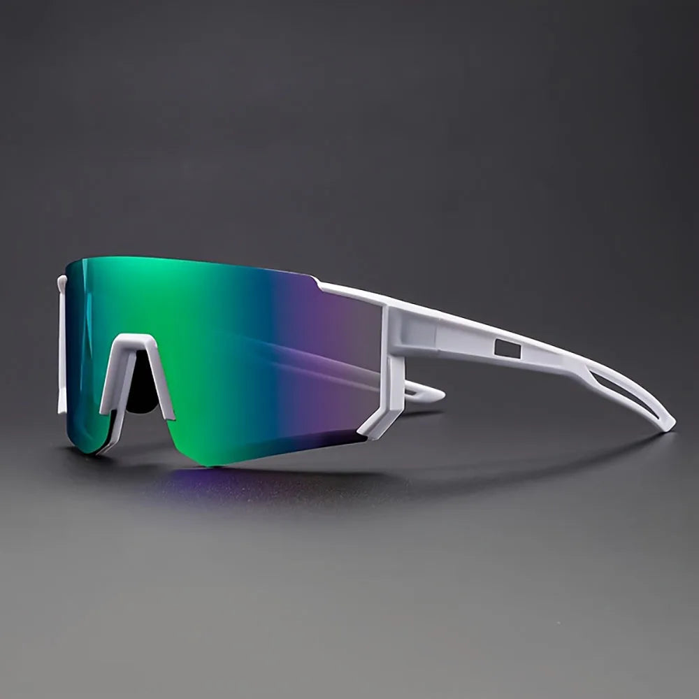 Men's Oversized Cycling Sunglasses Eyewear Bicycle Goggles Windproof Glasses Polarized Lens Road Riding Bike