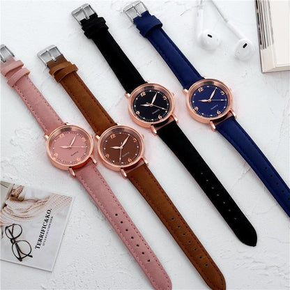 Watches for Women Leather Band Luxury Watches Quartz Watch Casual Bracelet Watch for Women
