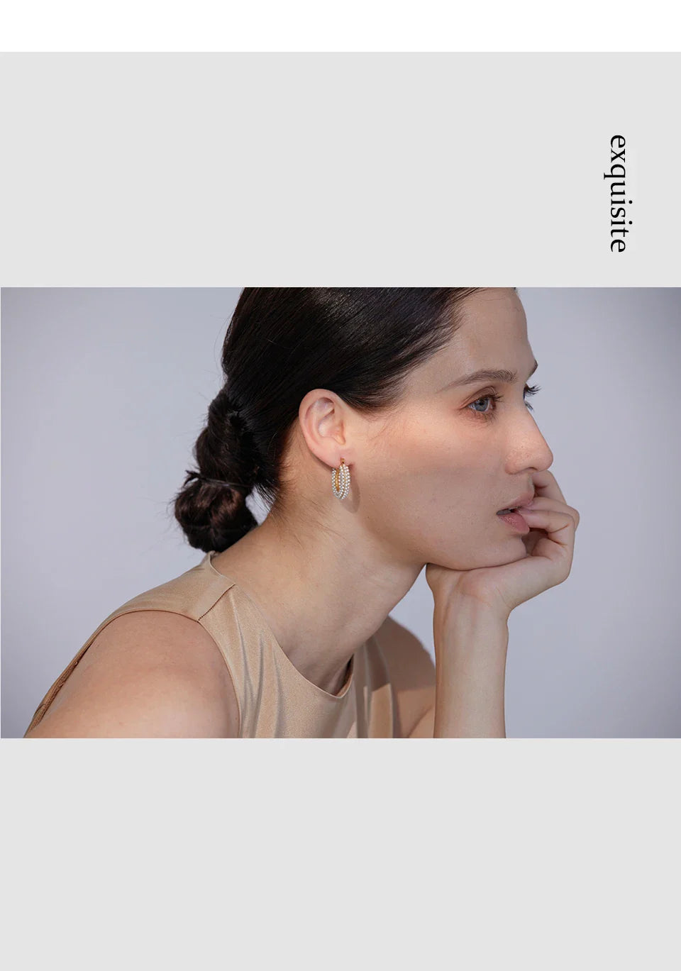 Yhpup Exquisite Luxury Stainless Steel Imitation Pearls Hoop Huggie Earrings Romantic Elegant Fashion Charm Trendy Chic Jewelry