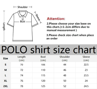 The new men's short-sleeved POLO shirt for summer 2025 is casual fashionable and soft with 3D letter pattern printing
