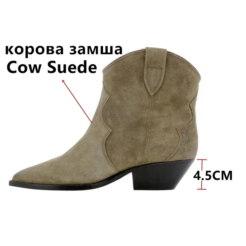 FEDONAS Newest Wool Suede Leather Ankle Boots For Women Warm Fur Winter Snow Boots Sexy Pointed Toe Chelsea Shoes Woman Boots