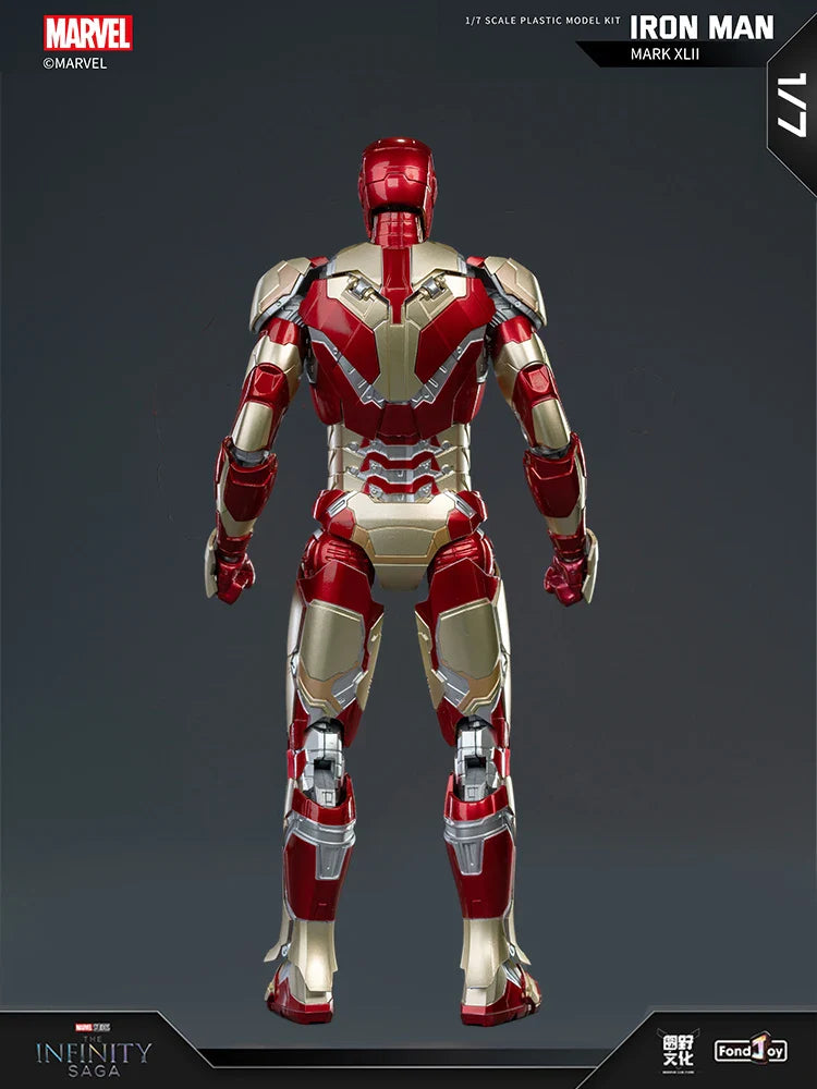 Original FondJoy Iron Man MK42 MK43 MK46MK5 MK6 MK7 DIY Toy Action Figure Tony Stark Legend Collection Anime Model Kids Gift
