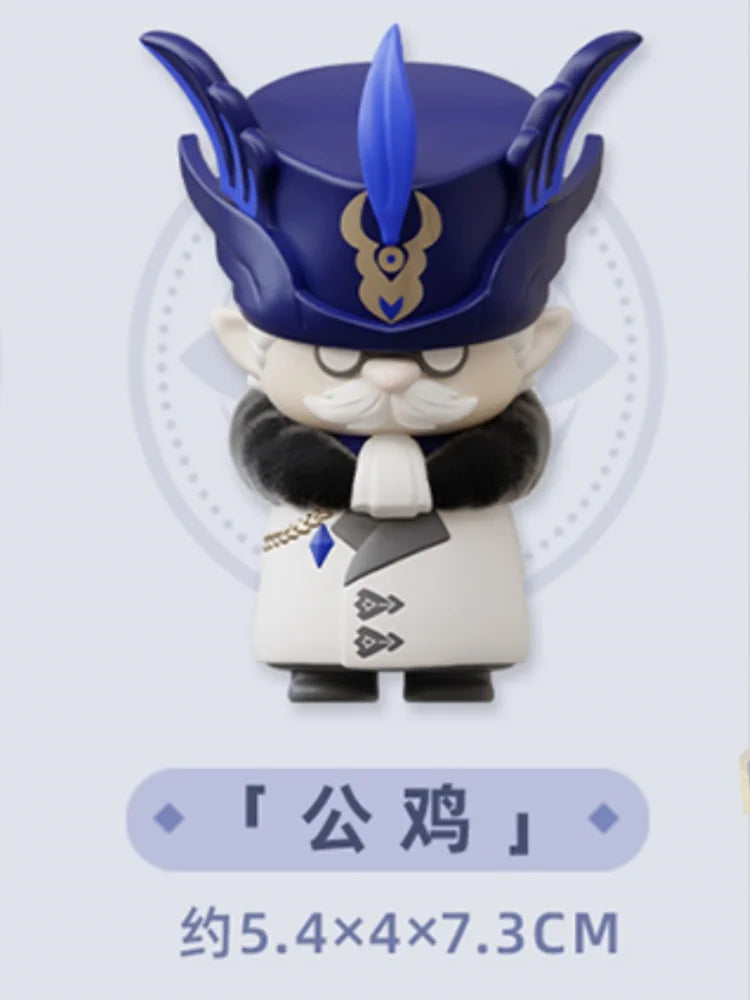 Genuine Suplay Genshin Fatui Harbinger Blind Box Mihoyo Game Anime Figure Collectibles Merchandise Mystery Box Gifts Ornaments