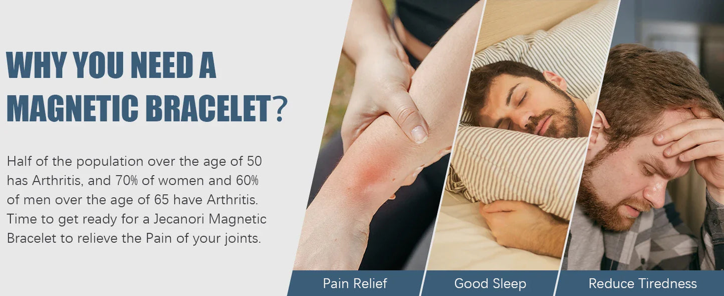 ARADOO Copper Bracelet for Men Pure Copper Neodymium Magnetic Link Bracelets Jewelry Gift