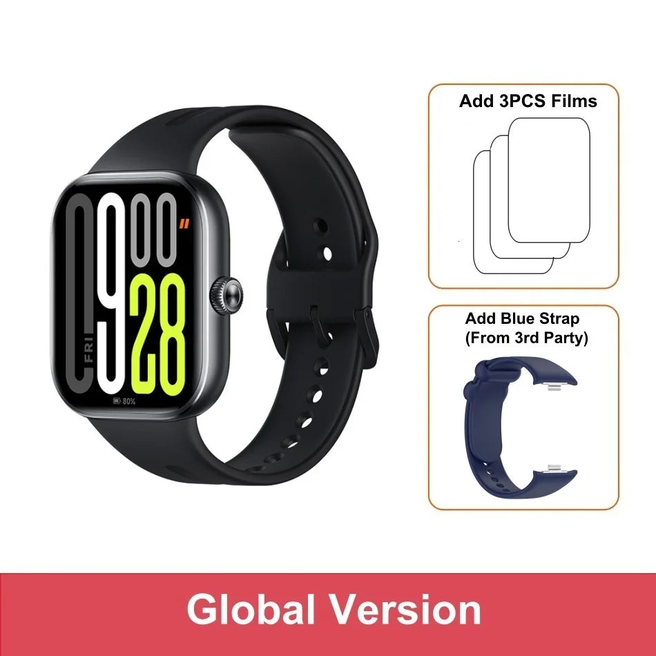 Global Version Xiaomi Redmi Watch 5 Smartwatch Bluetooth Phone Call 2.07'' Display 550mAh Battery Health Monitoring Sports Mode