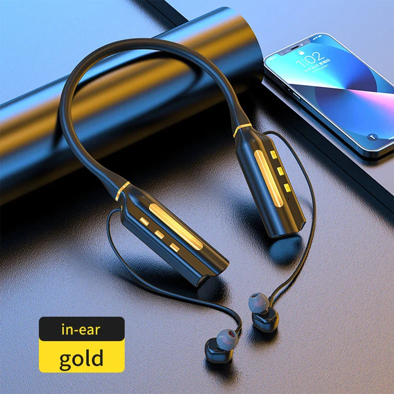 10000mAh 10000Hours Playback Wireless Bluetooth Earphones Magnetic Sports Running Headset Neckband Sport Earbuds Noise Reduction