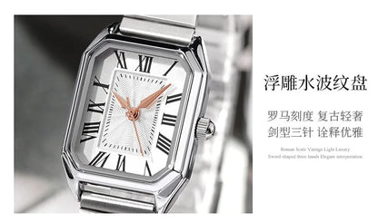 Dropshipping Luxury Women Quartz Watch Casual Fashion  Stainless Steel Strap Wristwatch Relojes Para Mujer Ladies Gifts