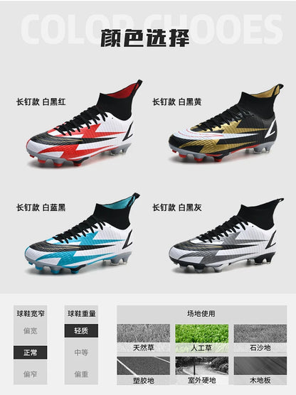 Original FG/TF Men Football Boot Turf Training Futsal Hall Soccer Shoes Outdoor
