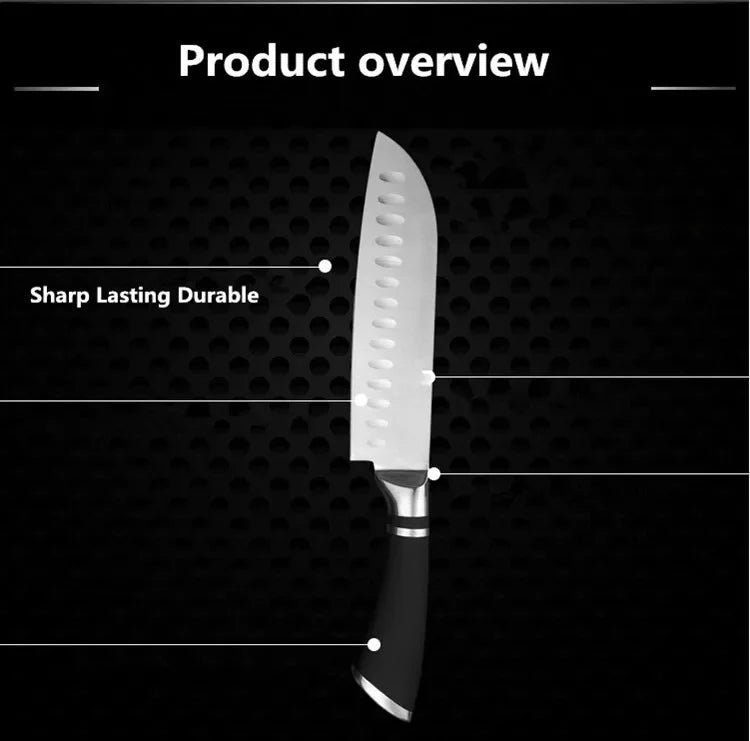 Liang Da New 7 inch Stainless Steel Knife New Design ABS+Stainless Steel Handle