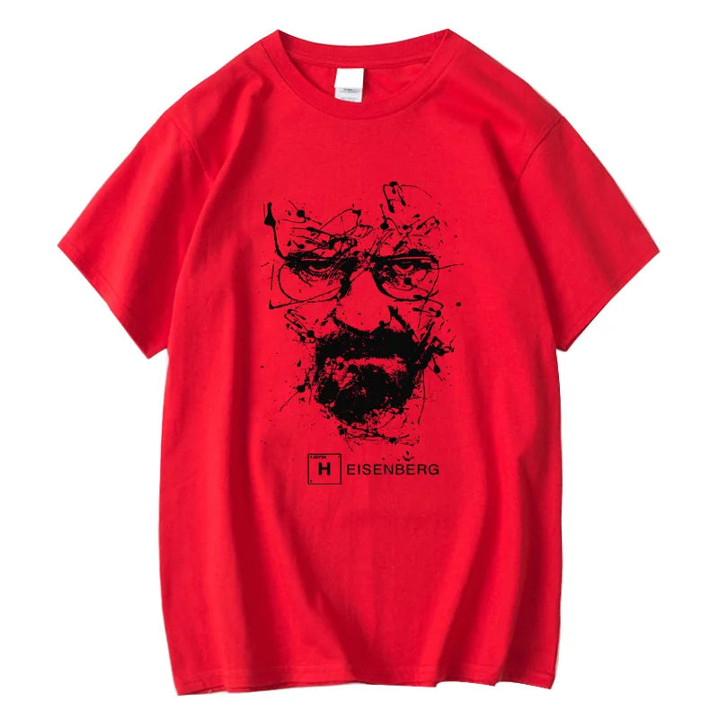 Men Fashion Casual Top Quality 100% Cotton Breaking Bad T Shirts Men Heisenberg Camisetas Hombre Men Cool Tee Shirt Tops