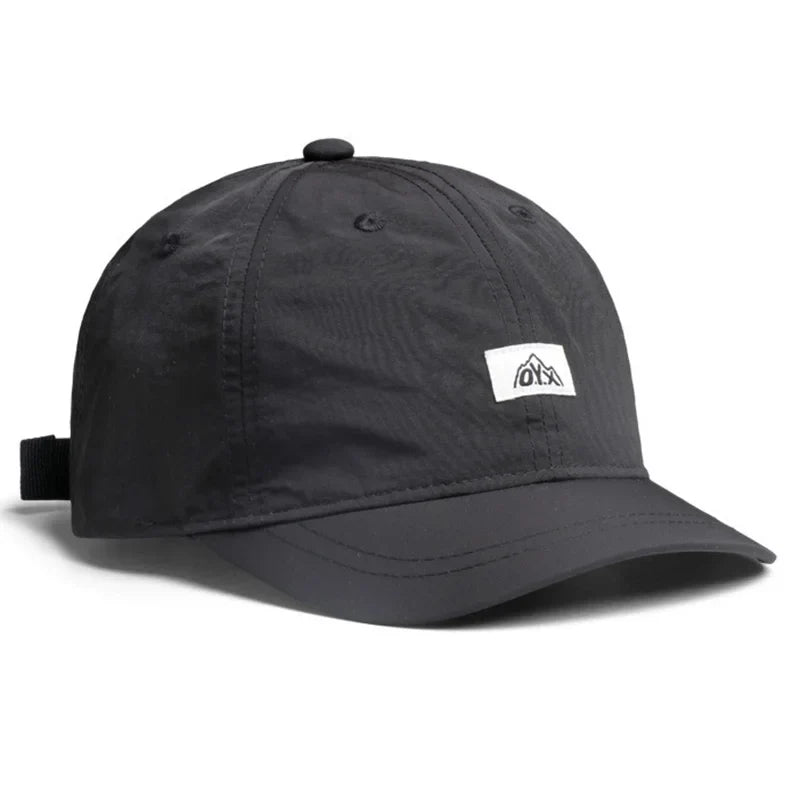 Quick-Dry Baseball Caps - Breathable, Adjustable, Soft Top, Short Brim,Outdoor Fashion Headwear for Sports, Daily Life, and Trav