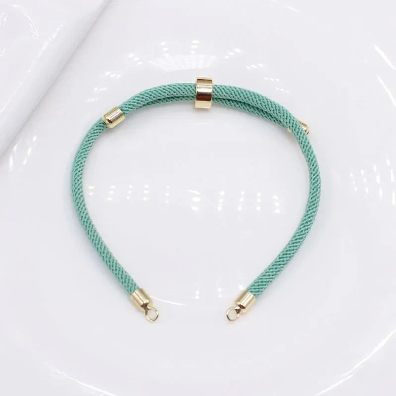 10PCS fashion luxury Wind Life Tree handmade DIY woven rope bracelet 3mm open loop buckle adjustable bracelet