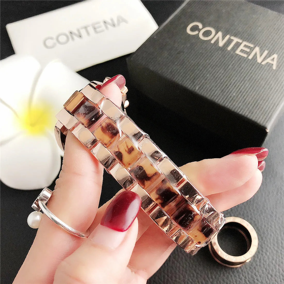 New Creative Watch Women Watches Luxury Rose Gold Quartz Ladies Watches Stainless Steel Bracelets Wristwatches Reloj Mujer