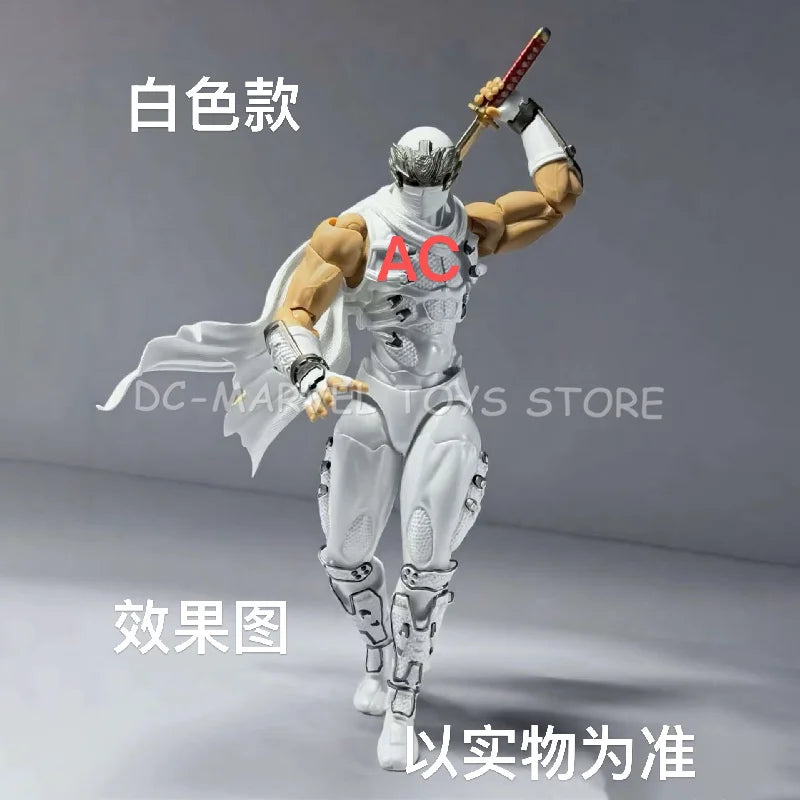 In Stock AC Factory The First Batch Ryu White Version Hayabusa Kaiyodo Revoltech Amazing Yamaguchi Ryu Hayabusa Figure Toy