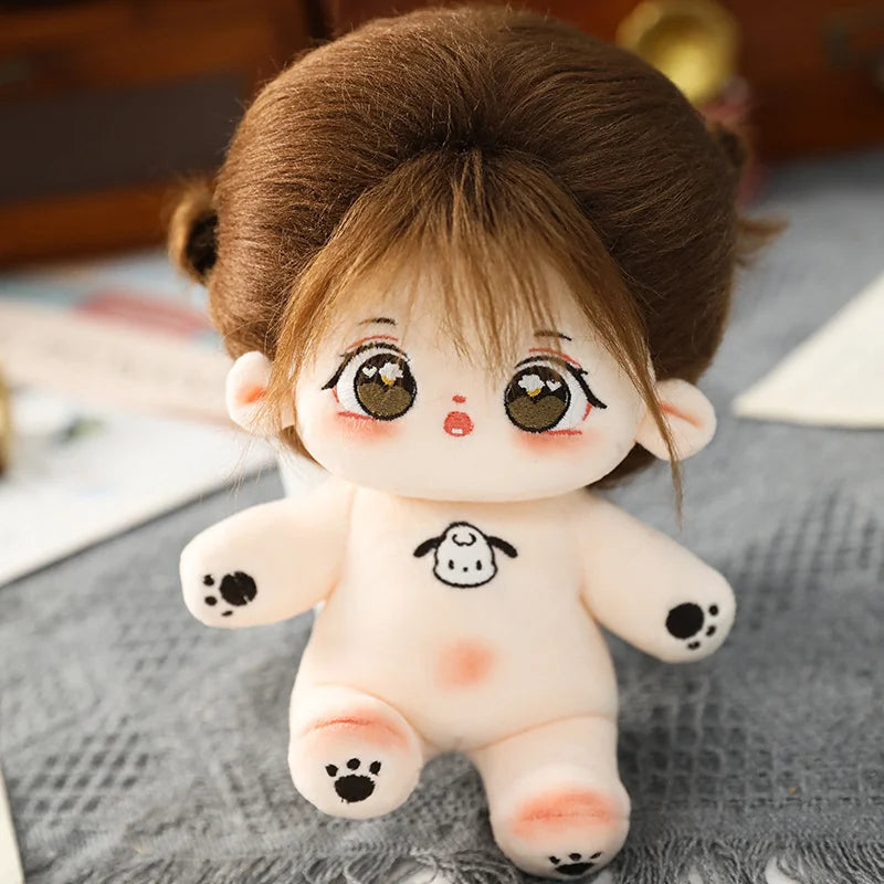 20cm Kawaii Can Change Clothes No Attribute Fat Body Doll Customization Cospslay Cartoon Puppy Love Star Doll Toy Collectio Gift