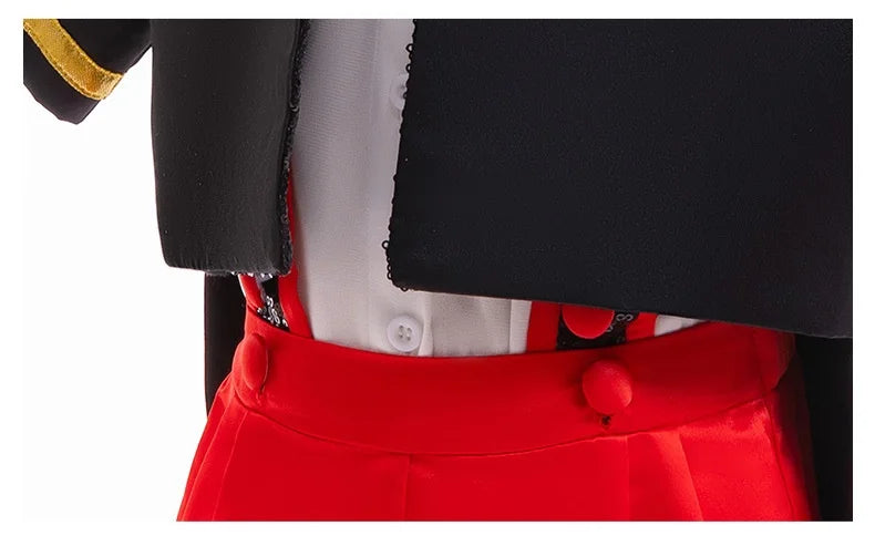 Halloween Stage Performance Cosplay Costume New Boys' Bright tie short sleeved Gentleman Suit Baby Cute Overalls three piece set