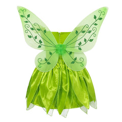 Tinkerbell Fairy Dress Girl Disney Princess Tiana Birthday Costume Halloween Party