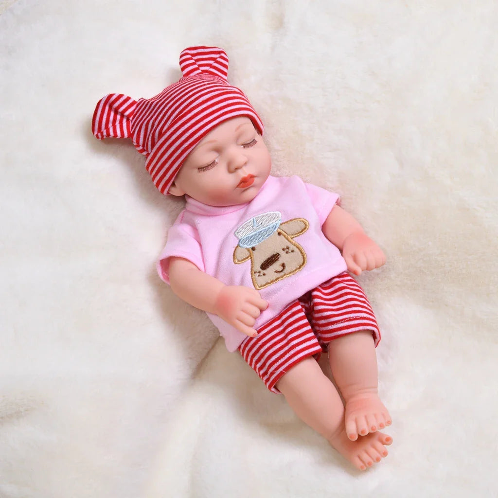 12 Inch New Reborn Doll 30CM Realistic Girl Bebe Baby Doll With Fashion Clothes Baby Doll Soft Skin Vinyl  Kids Toys Dolls Gift