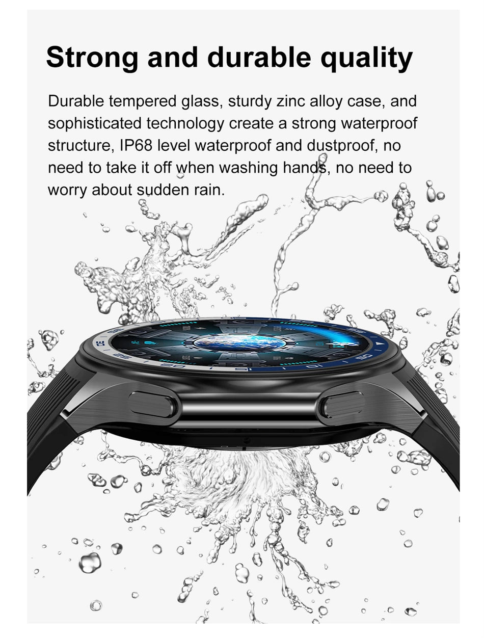 2025 New For OPPO Watch X Smart Watch 4GB Large Memory Music Video Player TWS Headphones AMOLED HD Business High-end Smartwatch