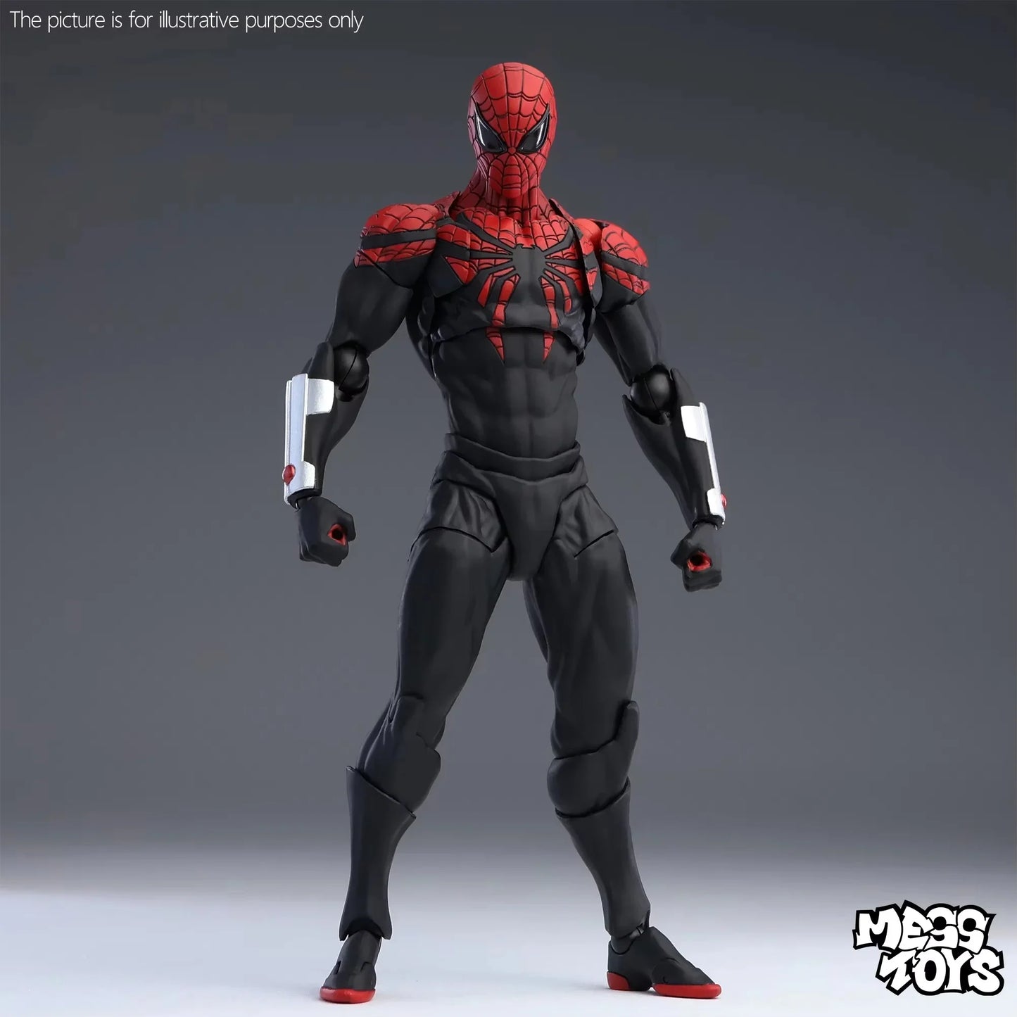 Hot Mess Toys Superior Spider Man Doctor Octopus Messtoys Peter Parker Spiderman Neighbor Anime Action Figure Gifts children's t
