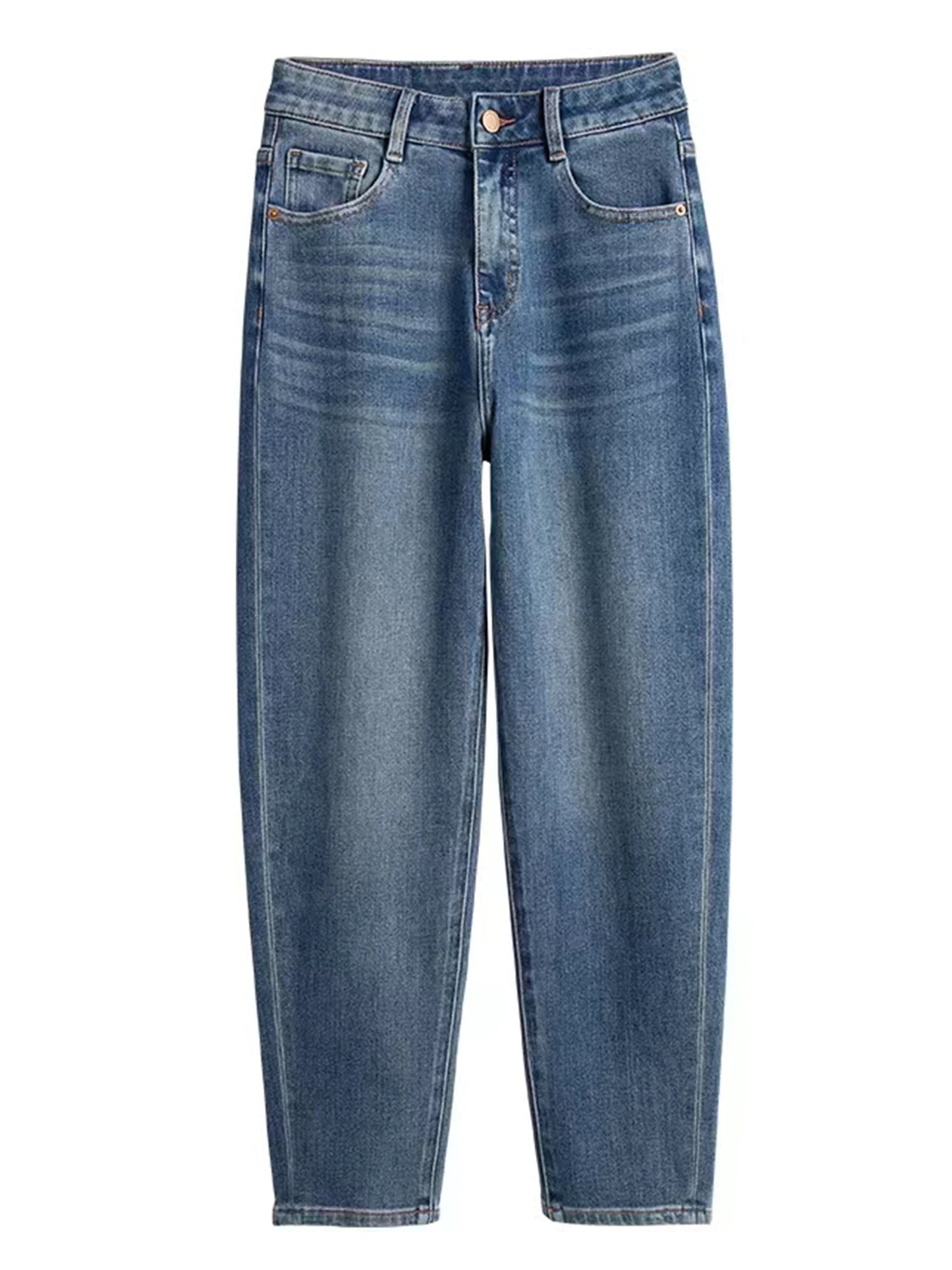 Plus Size Washing Jeans for Women Harem Jeans Stretchy Loose Denim Lady Jeans Pants