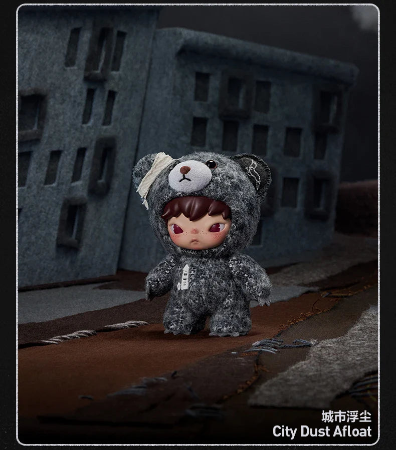 POP MART Hirono Road Journal Series Plush Doll Pendant Blind Box Toys Kawaii Anime Action Figure Surprise Mystery Bag Toy