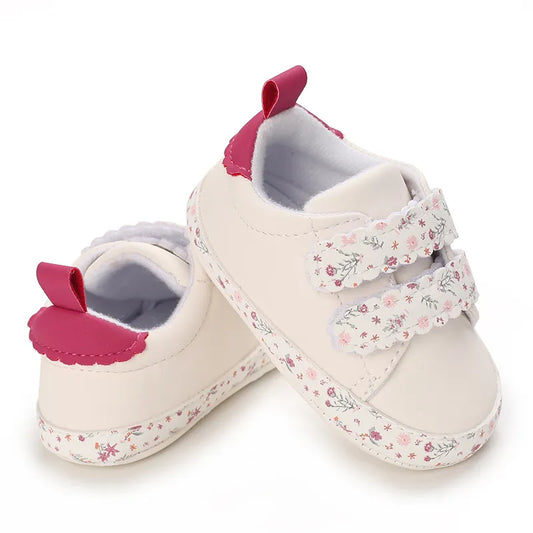 Fashion Baby Shoes Children White Sports Shoes For Girls Soft Flats Baby Toddler