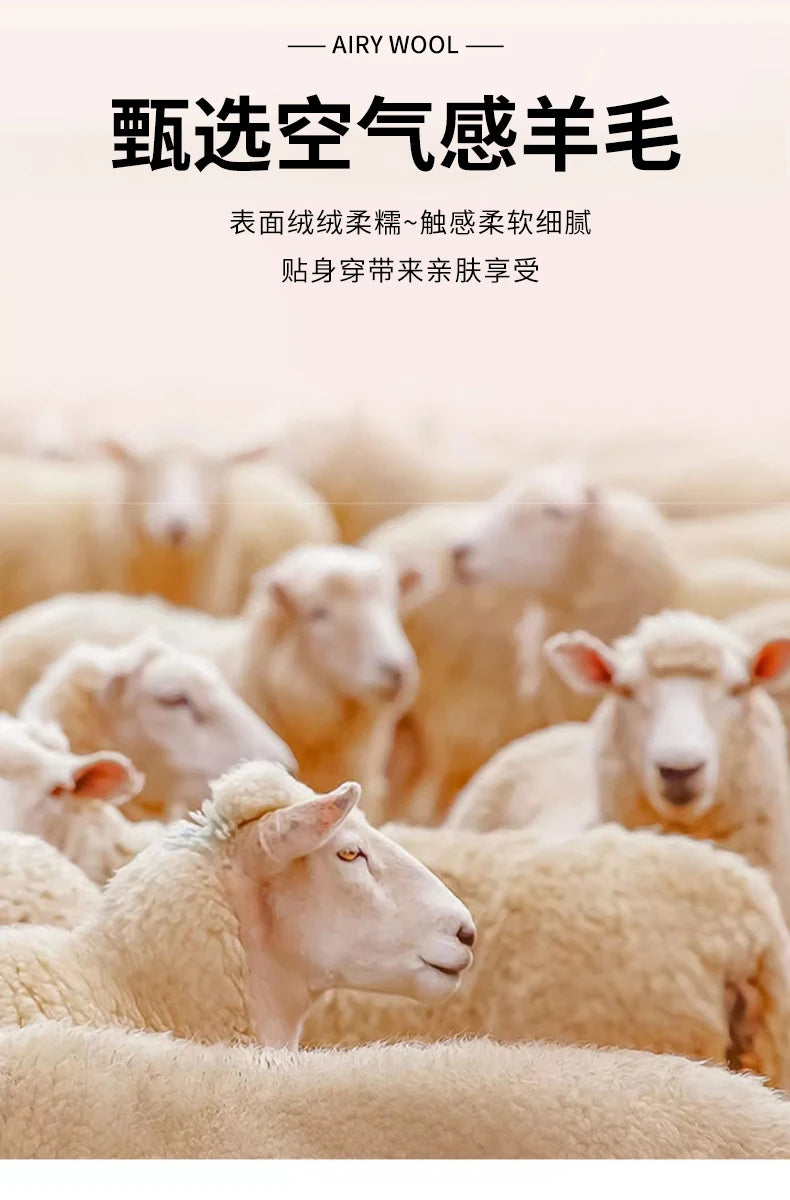 Fashion Men's 100% Wool Pullover Half-high Collar Sweater Autumn Winter Warm Top