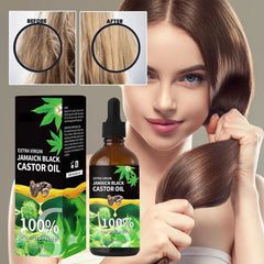 1pcs Organic Castor Oil 100% Pure Natural Cold Pressed Unrefined Castor Oil For Eyelashes, Eyebrows, Hair & Skin care