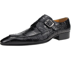 Casual one-step loafers Monk lace up dress shoes Social Formal Wear Man