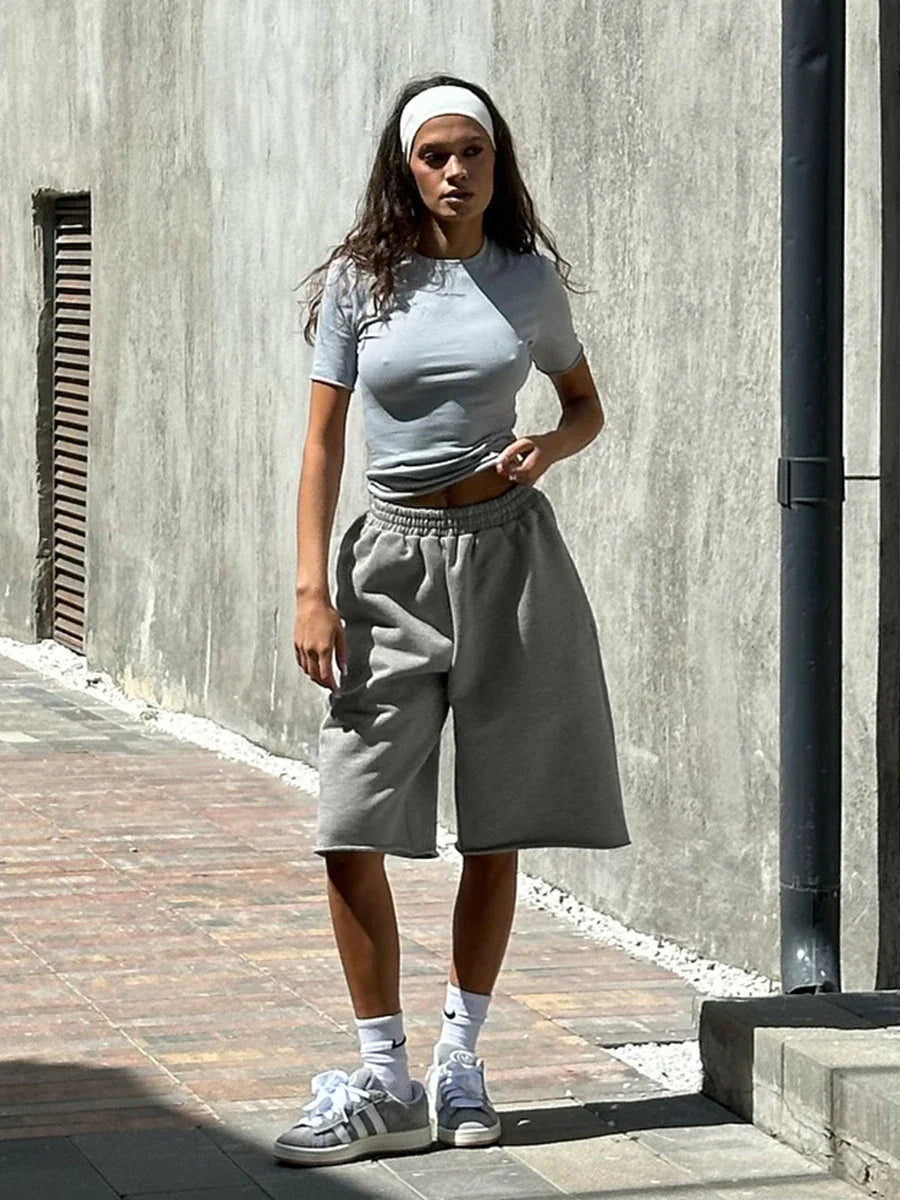 Bronladies 100% Cotton Casual Shorts  Women's Soft Breathable & Stylish for Everyday Wear Shorts  Couple Pants Summer Shorts