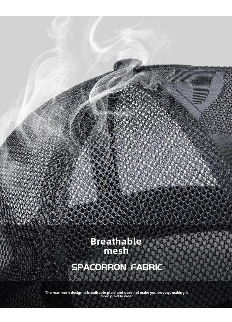 Big Head Man Large Size Mesh Baseball Hats Male Outdoors Plus Size Sport Caps Dad Oversize Trucker Cap 60cm 62cm