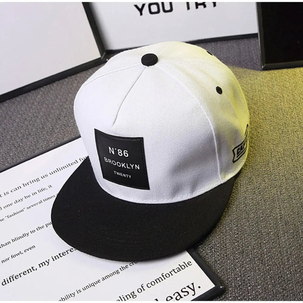 Trendy N86 Patch Baseball Cap Sun Protection Summer Spring Hip-hop Cap Outdoor Embroidery Men Hat