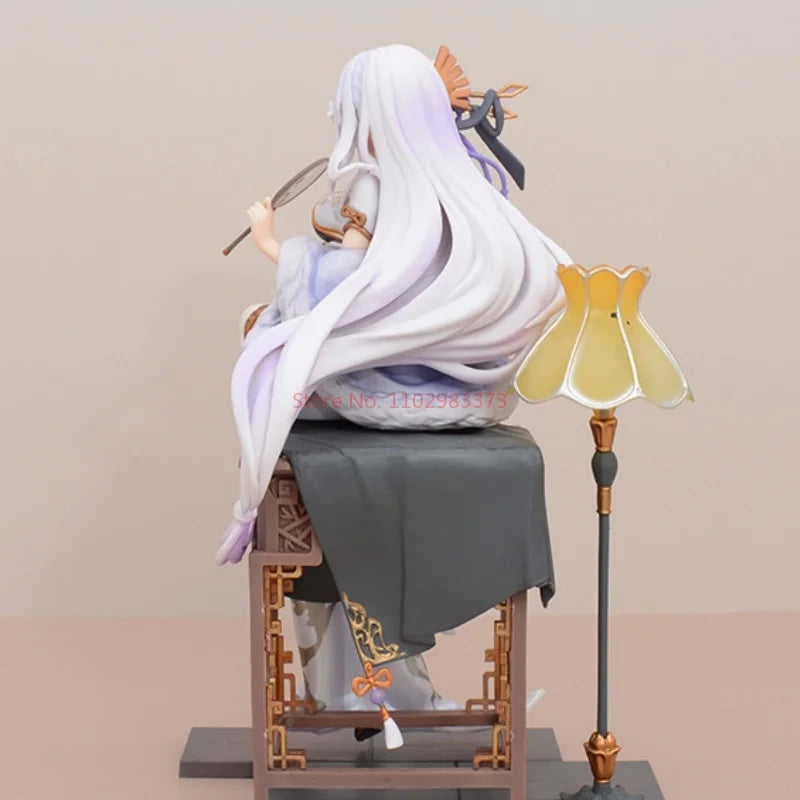 Re:life In A Different World From Zero Rem Emilia Chinoiserie Clothing Figure Model Collection Desktop Decoration Ornament Gifts