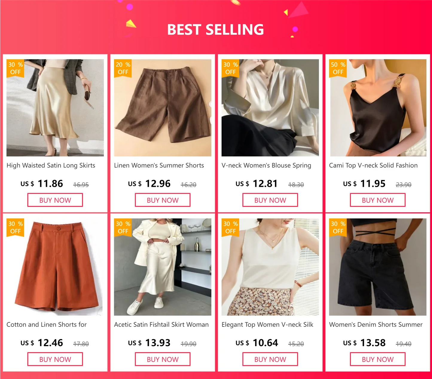 Linen Women's Summer Shorts Casual Elastic Waist White Shorts Solid Basic Loose Wide Leg Cotton Linen Women High Waist Short