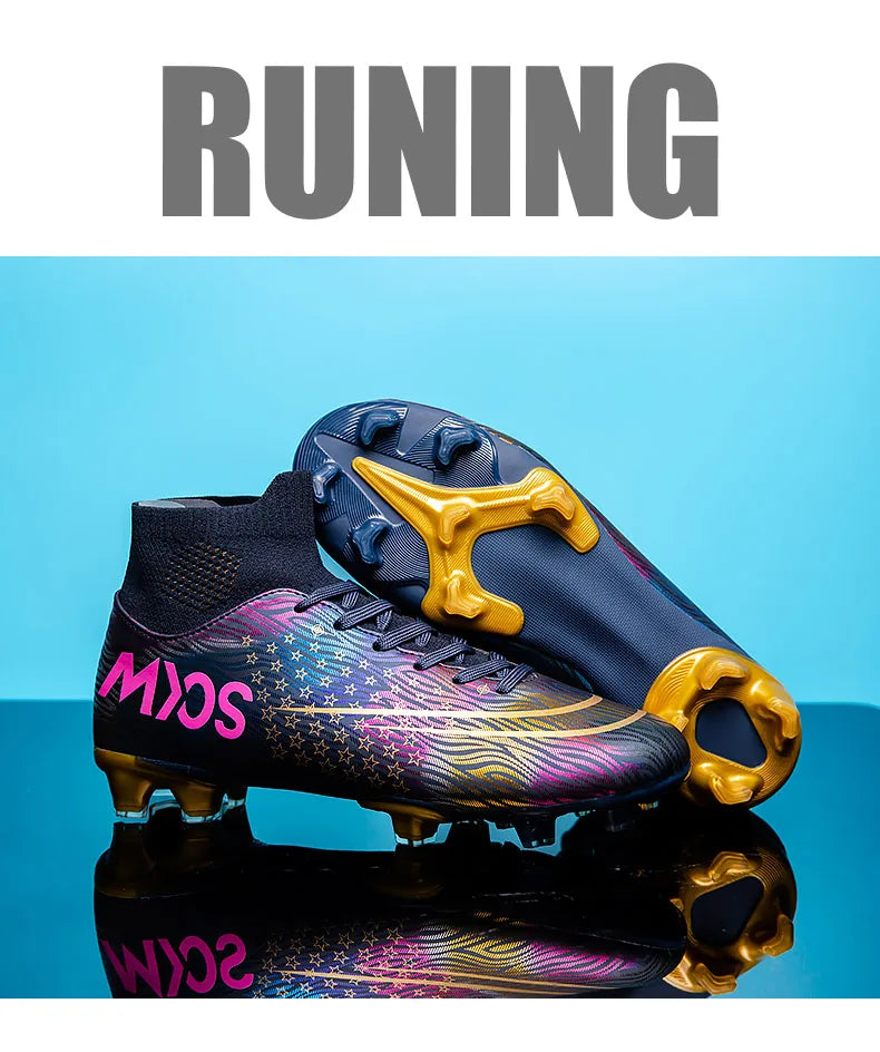 Football Boots Men Futsal Professional Unisex Anti-Slip Kids Soccer Shoes