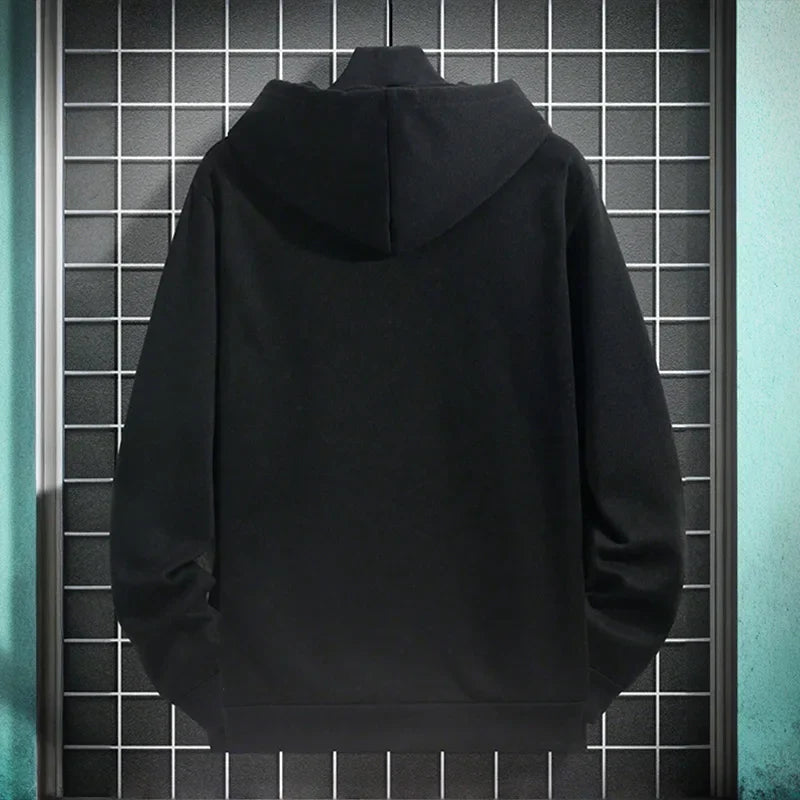 2025 New Arrival Men's Tracksuit Black Letter Print Sweatshirt + Pants Urban Causal Fashion Sportswear Fall/winter Sports Suit