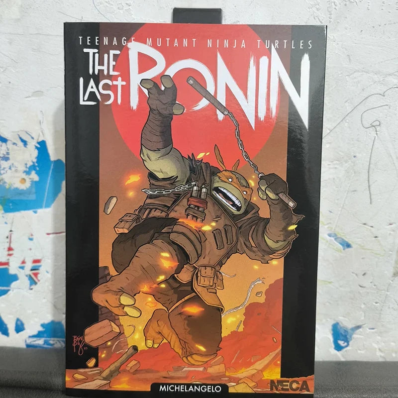 NECA The Last Ronin Leonardo Raphael Donatello Splinter Casey Jones Michelangelo Battle Damaged Action Figure TMNT Toys