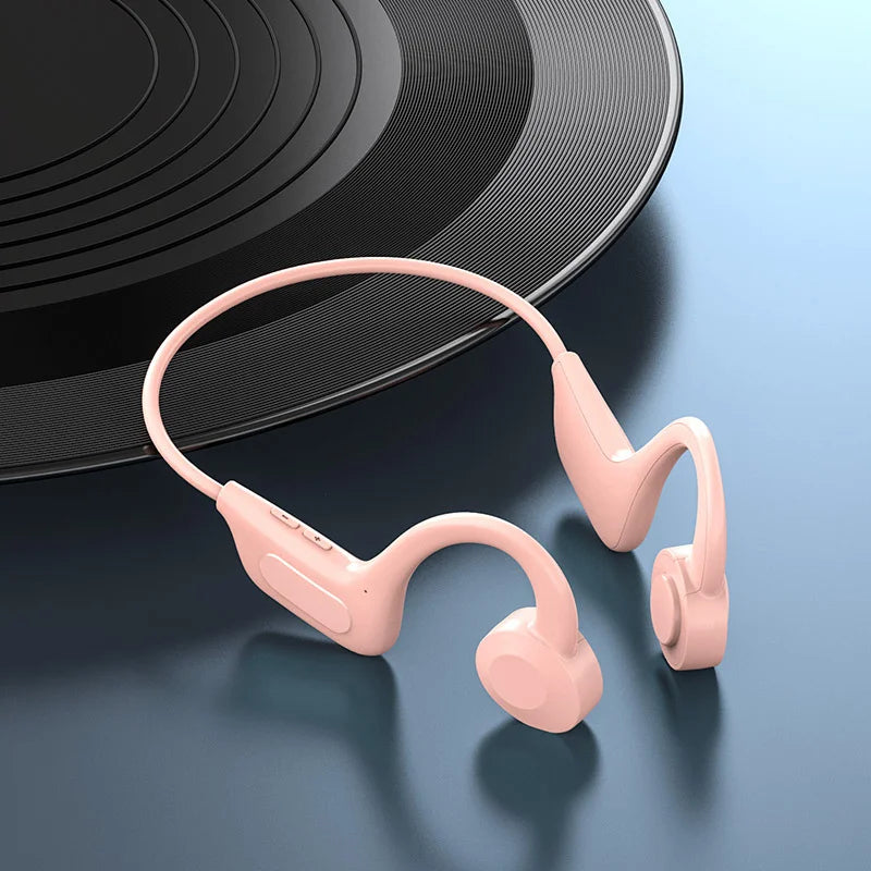 Hot Bone Conduction Swimming Headphones Bluetooth 5.4 IPX8 Waterproof Not In-Ear Wireless Plug-in Card Sports Headphones New