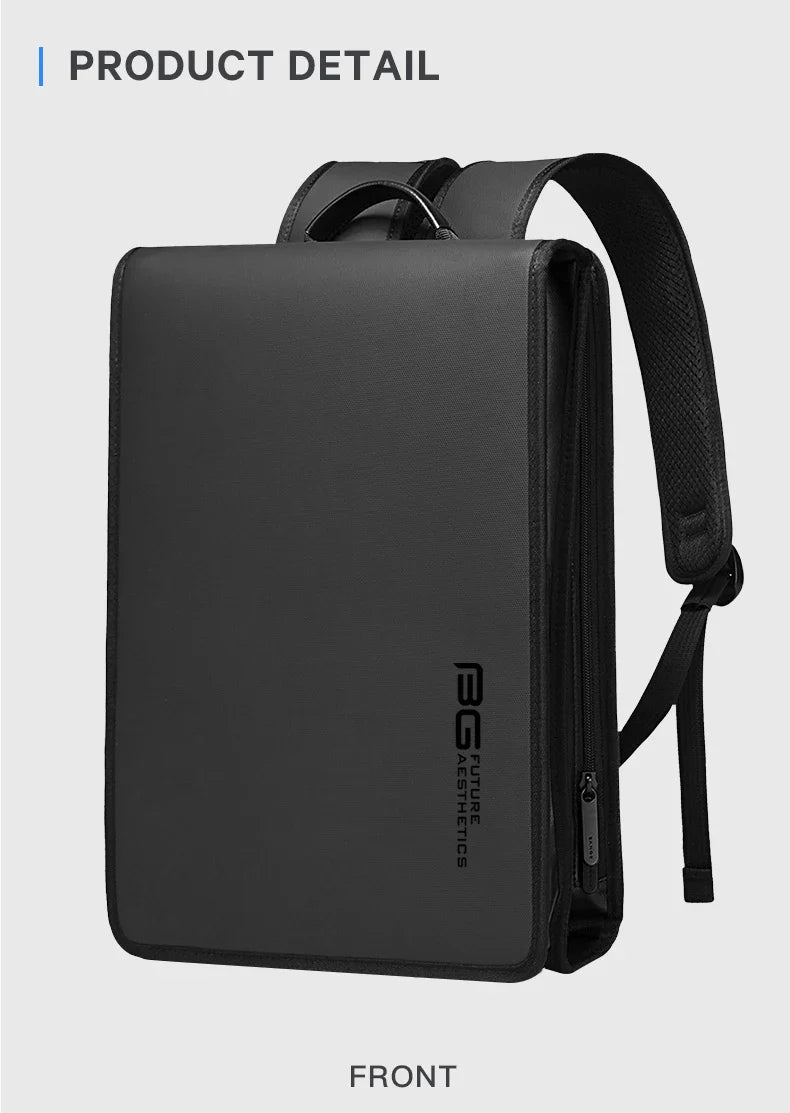BANGE New Design Men Backpack Waterproof Fits for 14.1 inch Laptop Bag Teenager Travel Bag School Bag City Business Backpack Man