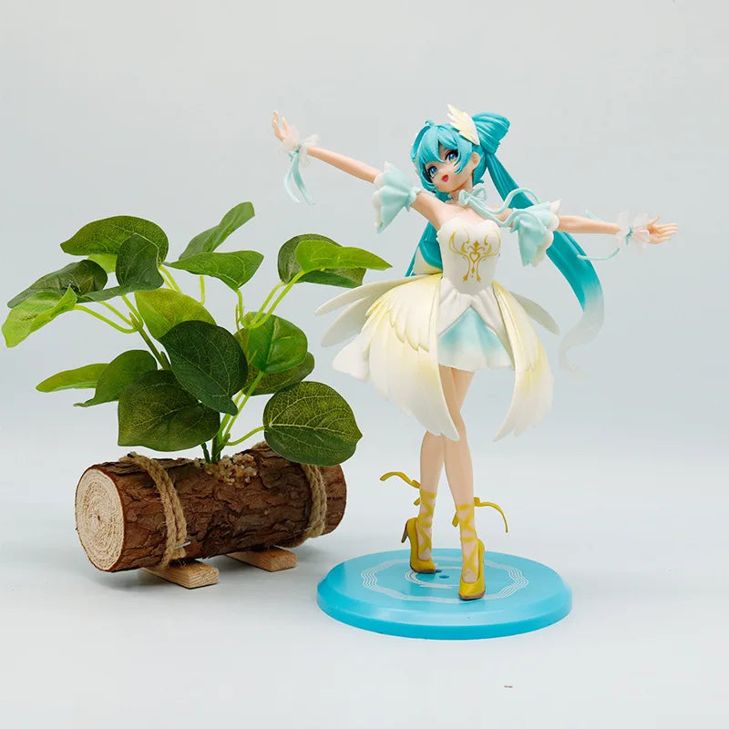 Student Girl Hatsune Miku  Action Figures Fashion Figure Model Miku Room Decorations PVC Collection Model Doll Toy